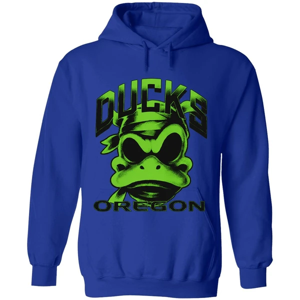 Oregon Ducks Mummy Duck Glow In The Dark Hoodie - Image 7