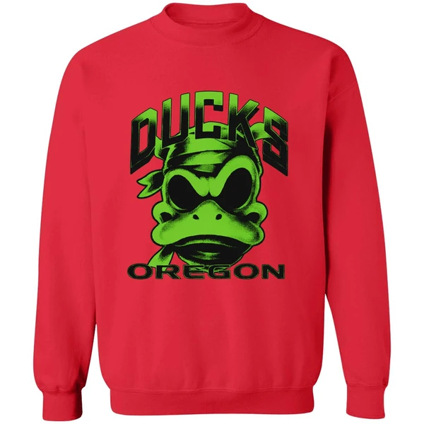 Oregon Ducks Mummy Duck Glow In The Dark Sweatshirt