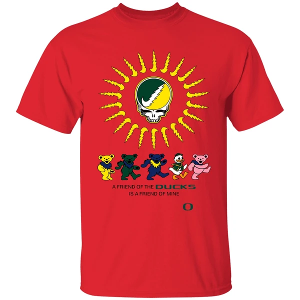 Oregon Grateful Ducks A Friend Of The Ducks Is A Friend Of Mine Shirt - Image 6