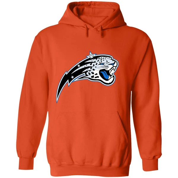 Orlando Magic Jacksonville Jaguars 2 Teams Sports Mix Logo Hoodie - Image 6