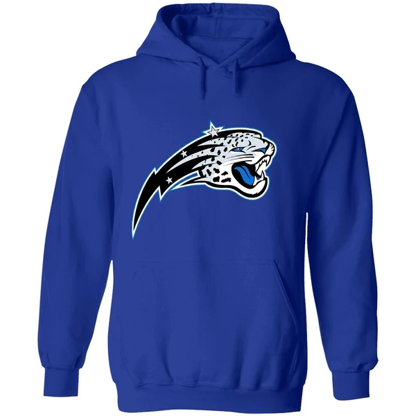 Orlando Magic Jacksonville Jaguars 2 Teams Sports Mix Logo Hoodie - Image 7
