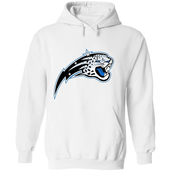 Orlando Magic Jacksonville Jaguars 2 Teams Sports Mix Logo Hoodie - Image 8