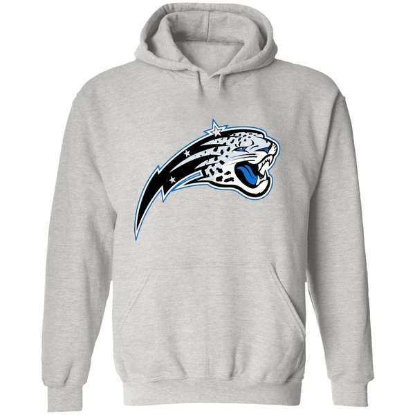 Orlando Magic Jacksonville Jaguars 2 Teams Sports Mix Logo Hoodie - Image 9