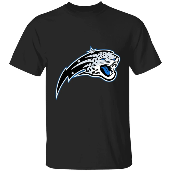 Orlando Magic Jacksonville Jaguars 2 Teams Sports Mix Logo Shirt