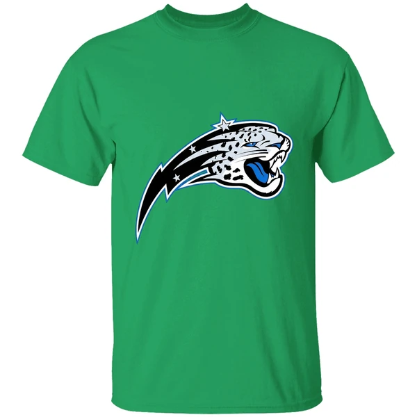 Orlando Magic Jacksonville Jaguars 2 Teams Sports Mix Logo Shirt - Image 2