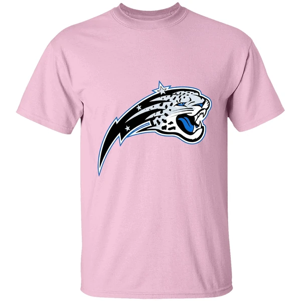 orlando magic jacksonville jaguars 2 teams sports mix logo shirt lightpink