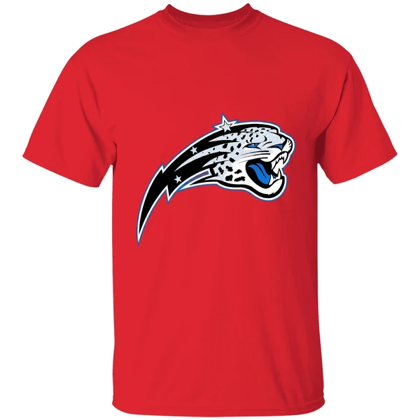 Orlando Magic Jacksonville Jaguars 2 Teams Sports Mix Logo Shirt - Image 7