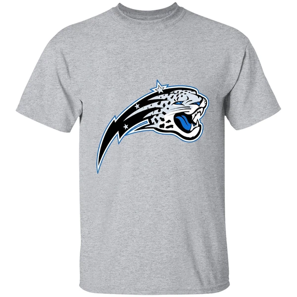 Orlando Magic Jacksonville Jaguars 2 Teams Sports Mix Logo Shirt - Image 9