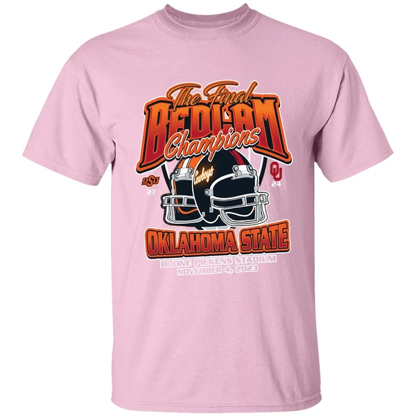 osu bedlam champs 2023 the finals bedlam oklahoma state shirt lightpink