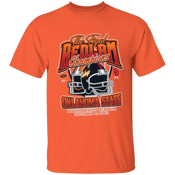 osu bedlam champs 2023 the finals bedlam oklahoma state shirt orange