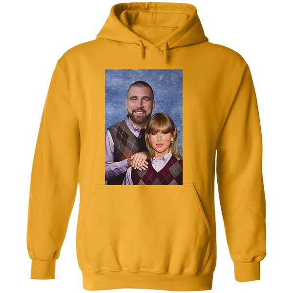 Our Fav Couple T Swift And T Kelce Step Bros Hoodie