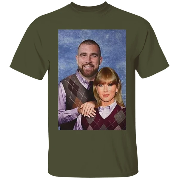 our-fav-couple-t-swift-and-t-kelce-step-bros-shirt-militarygreen