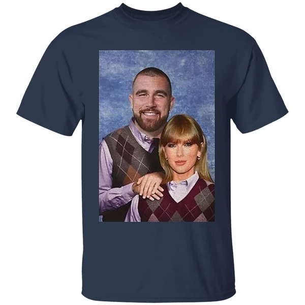 Our Fav Couple T Swift And T Kelce Step Bros Shirt - Image 5