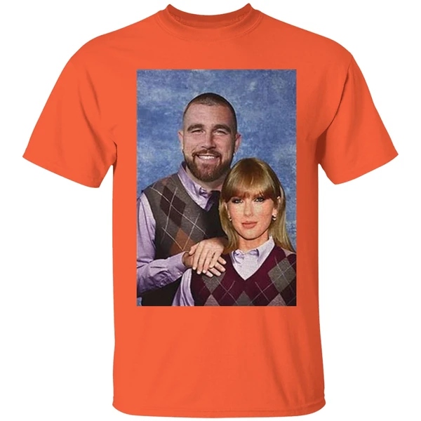 our-fav-couple-t-swift-and-t-kelce-step-bros-shirt-orange