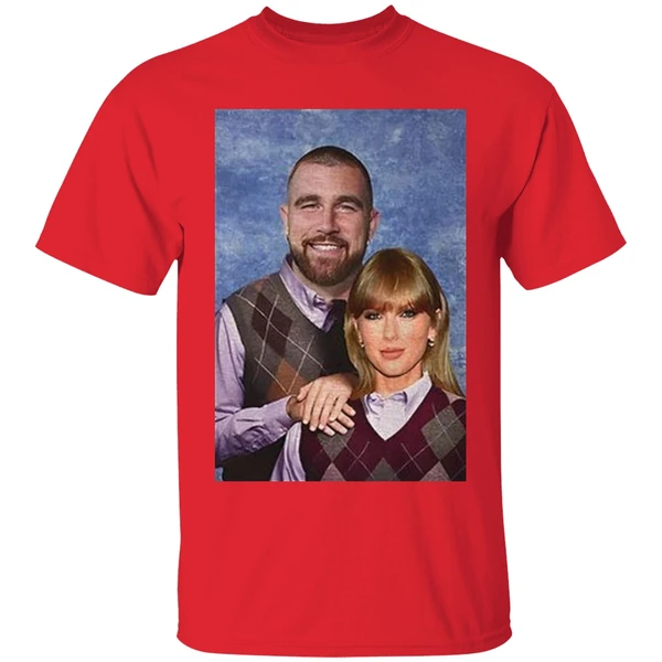 Our Fav Couple T Swift And T Kelce Step Bros Shirt - Image 7