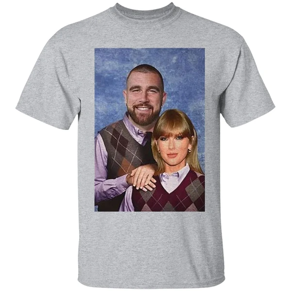 Our Fav Couple T Swift And T Kelce Step Bros Shirt - Image 9