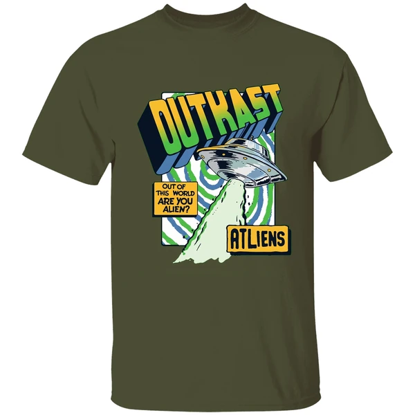 Outkast Atliens Out Of This World Are You Alien Shirt - Image 4