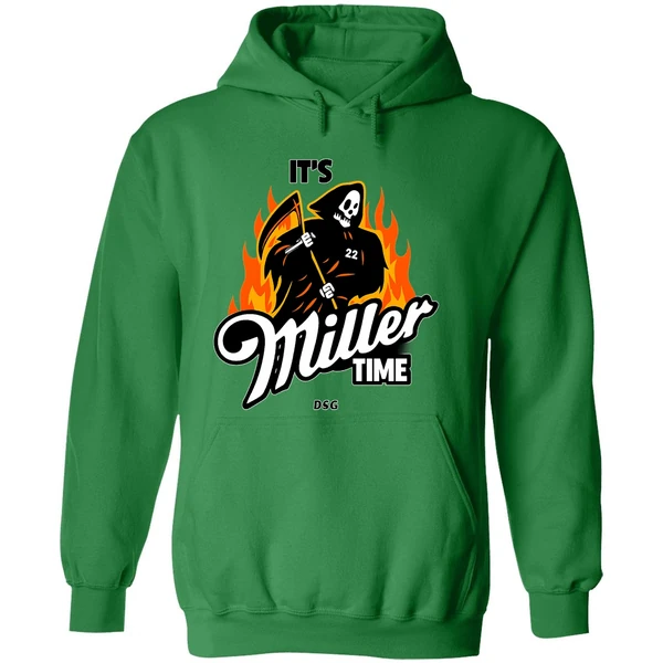 Padres Mason Miller Its Miller Time Grim Reaper Hoodie - Image 2