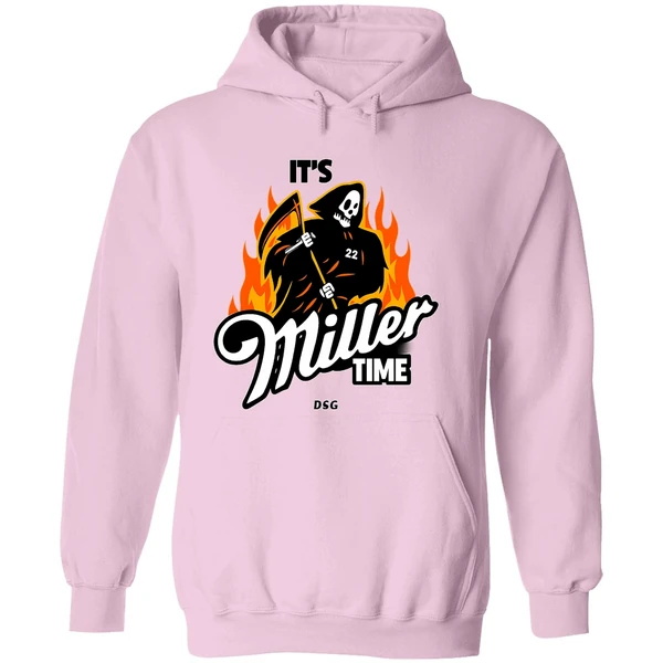Padres Mason Miller Its Miller Time Grim Reaper Hoodie - Image 5