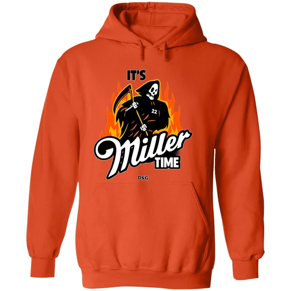 Padres Mason Miller Its Miller Time Grim Reaper Hoodie - Image 6