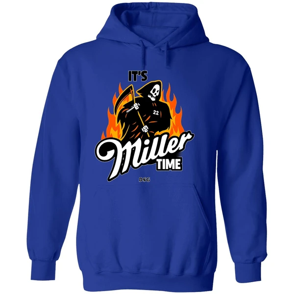 Padres Mason Miller Its Miller Time Grim Reaper Hoodie - Image 7