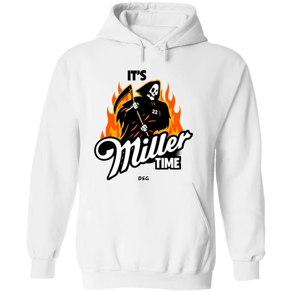 Padres Mason Miller Its Miller Time Grim Reaper Hoodie - Image 8