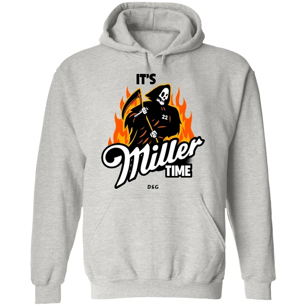 Padres Mason Miller Its Miller Time Grim Reaper Hoodie - Image 9