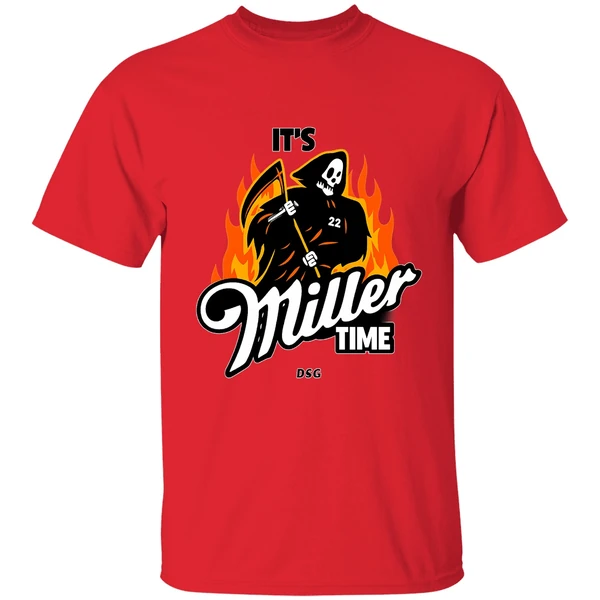 Padres Mason Miller Its Miller Time Grim Reaper Shirt - Image 4