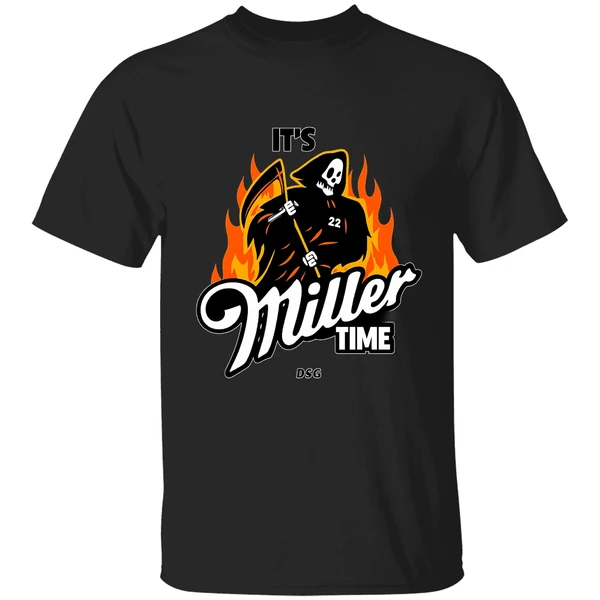 Padres Mason Miller Its Miller Time Grim Reaper Shirt - Image 7