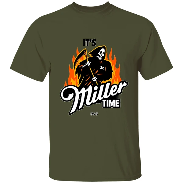 Padres Mason Miller Its Miller Time Grim Reaper Shirt - Image 9