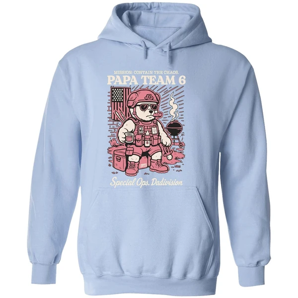 Papa Team 6 Special Ops Dadivision Hoodie - Image 4