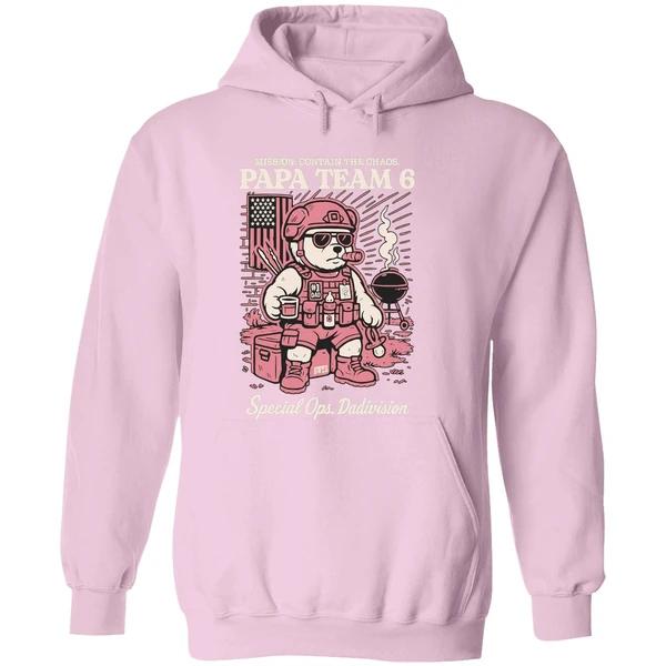 Papa Team 6 Special Ops Dadivision Hoodie - Image 5
