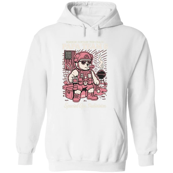 Papa Team 6 Special Ops Dadivision Hoodie - Image 8