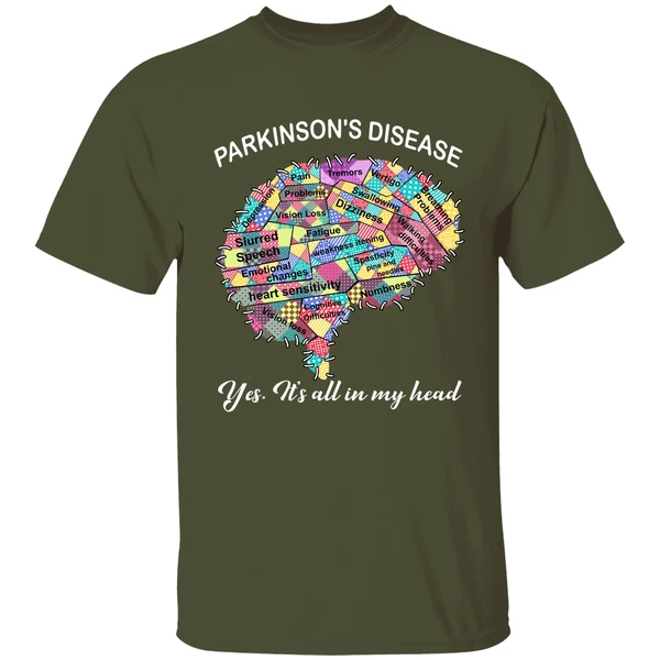 Parkinsons Disease Yes Its All In My Head Shirt - Image 3