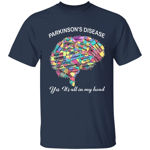 Parkinsons Disease Yes Its All In My Head Shirt - Image 4