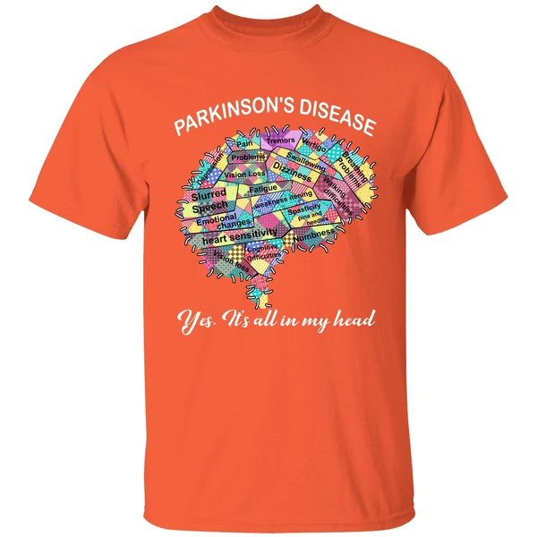 Parkinsons Disease Yes Its All In My Head Shirt - Image 5