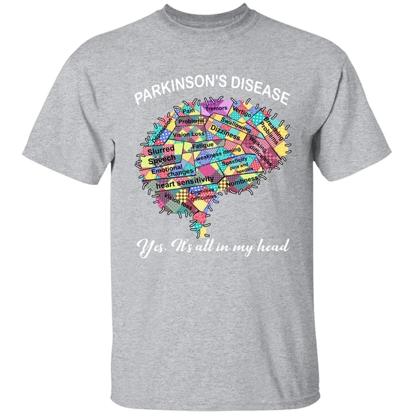Parkinsons Disease Yes Its All In My Head Shirt - Image 8