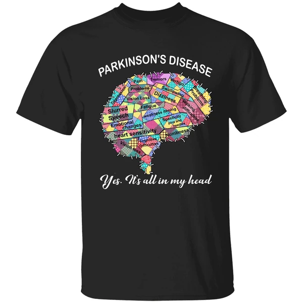 Parkinsons Disease Yes Its All In My Head Shirt - Image 9
