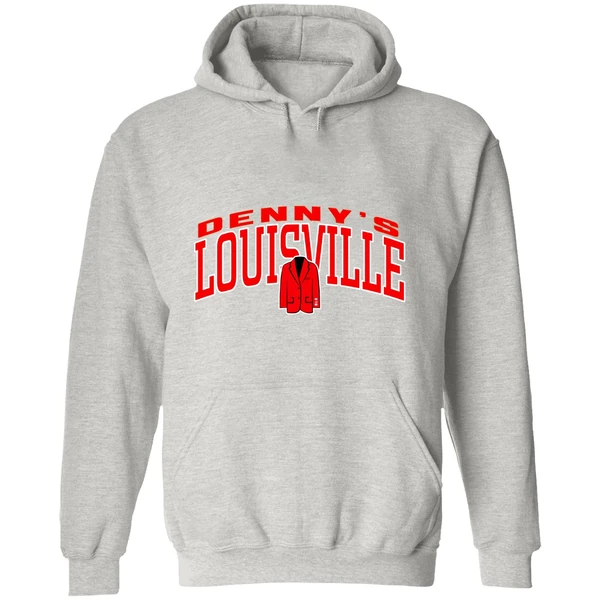 Pat Kelsey Wearing Dennys Louisville Hoodie - Image 9