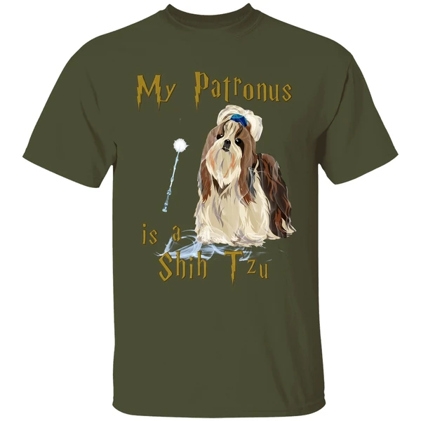 patronus shih tzu shirt militarygreen