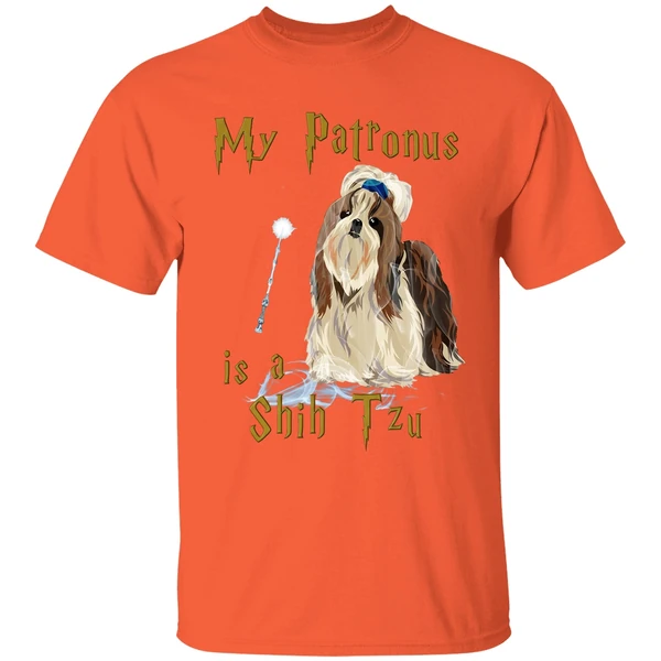 patronus shih tzu shirt orange