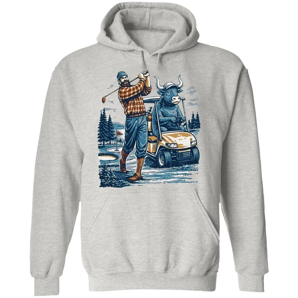 Paul Babe Golfing Minnesota Hoodie - Image 9