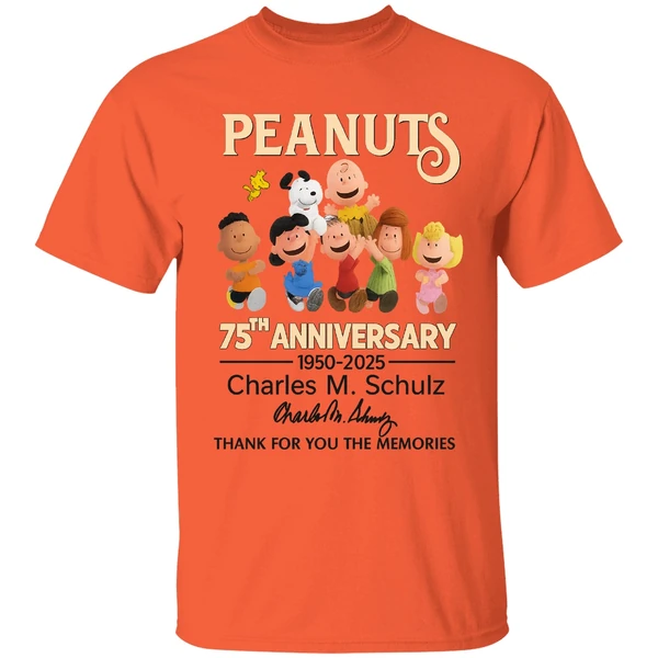 Peanuts 75th Anniversary 1950 2025 Shirt - Image 3