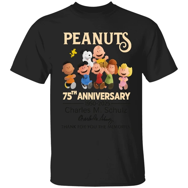 Peanuts 75th Anniversary 1950 2025 Shirt - Image 7