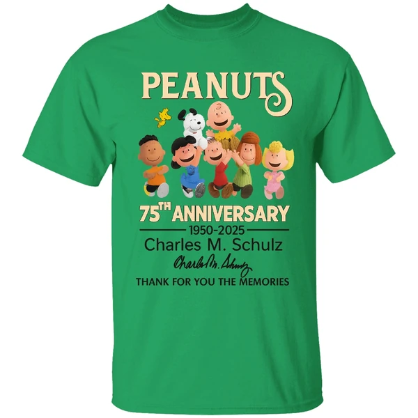 Peanuts 75th Anniversary 1950 2025 Shirt - Image 8