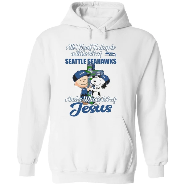 Peanuts All I Need Today Is A Little Bit Of Seattle Seahawks And A Whole Lot Of Jesus Hoodie - Image 8