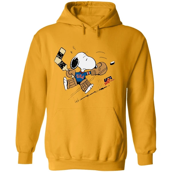 Peanuts Usa Hockey Snoopy Goalie Hoodie