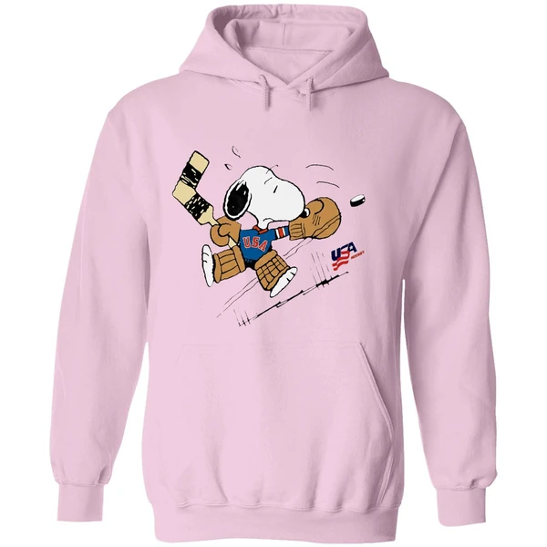 Peanuts Usa Hockey Snoopy Goalie Hoodie - Image 5