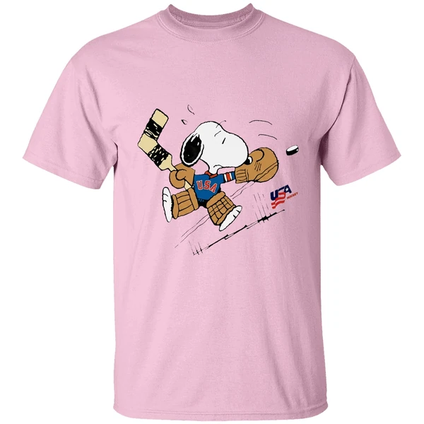 Peanuts Usa Hockey Snoopy Goalie Shirt - Image 3