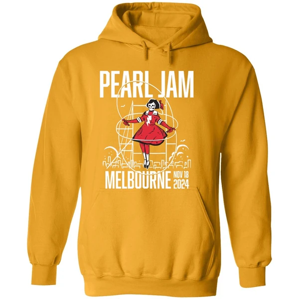 Pearl Jam Melbourne Australia Pop Up Shop Night Hoodie